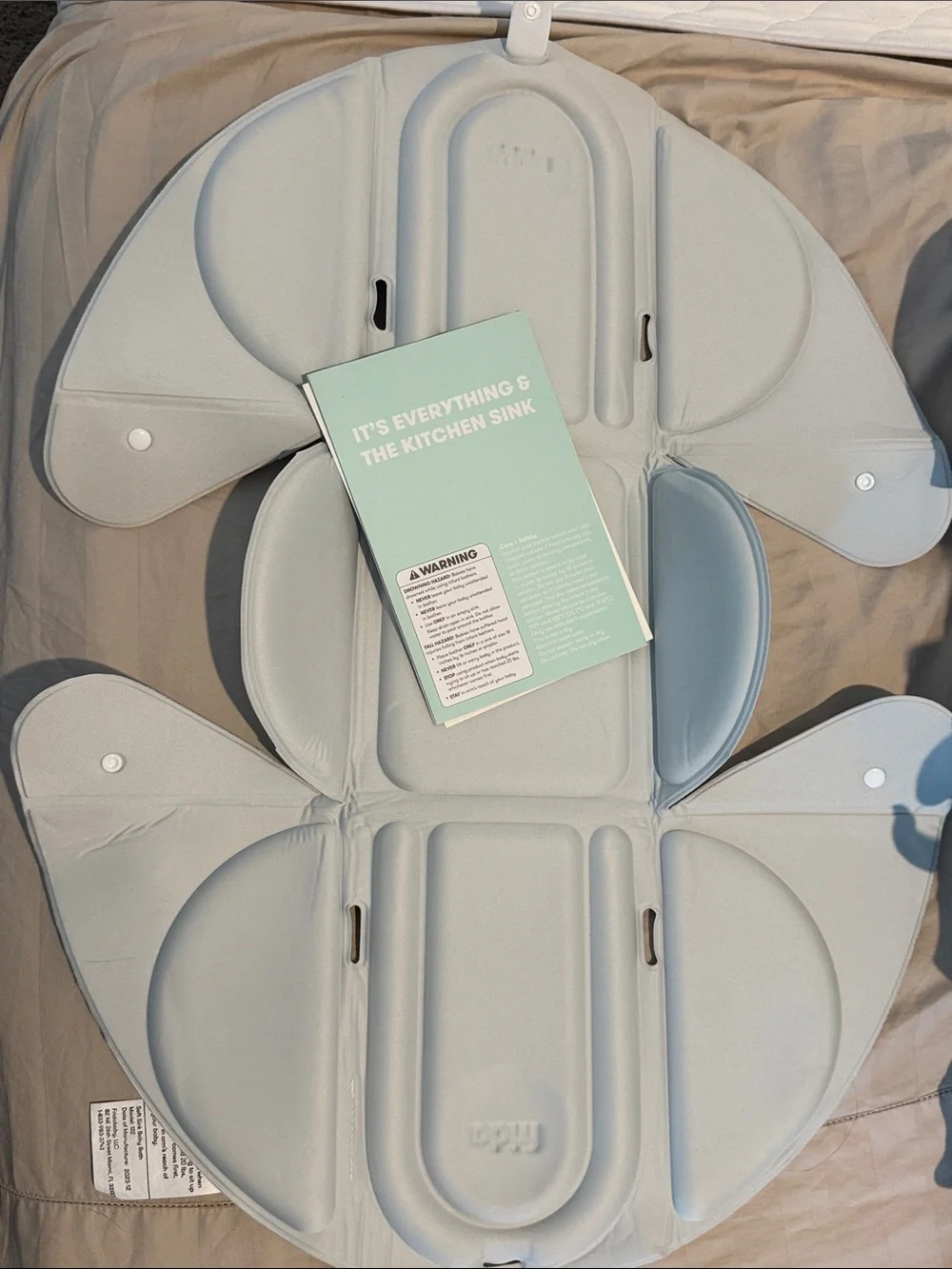 Light Blue Baby Bath Support Pad - Munchkin